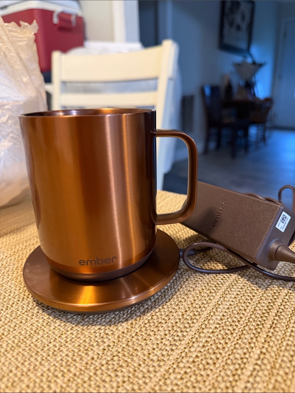 Ember Temperature-Control Mug in Copper - Smart Heated Coffee Mug